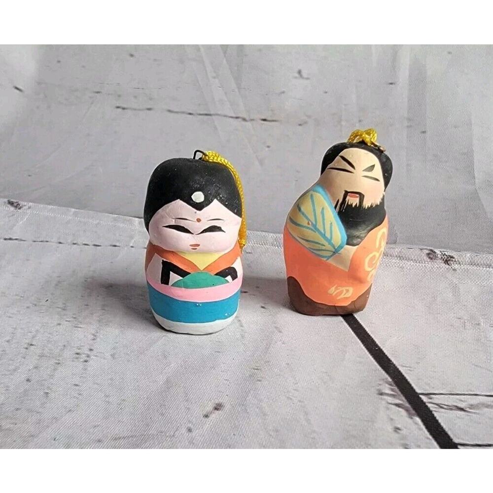 Adorable Vintage Clay Figurines Miniature Ornaments 2 Huishan Chinese Folk Art